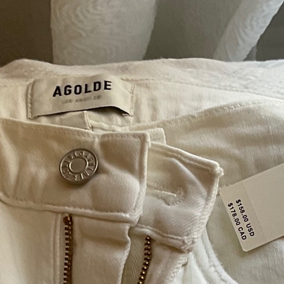 AGOLDE Toni Mid Rise Straight NWT - Picture 1 of 6